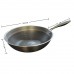 Stainless Steel Non-Stick Frying Pan – 32cm Honeycomb Skillet with Stay-Cool Handle, Induction Compatible, Scratch Resistant & Dishwasher Safe Cooking Pan